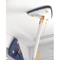 Chổi lau nhà thông minh tự vắt xoay 360 độ, cây lau nhà thông minh hình tam giác, chổi lau sàn nhà, trần nhà, lau kính