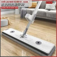 Chổi Lau Nhà Tự Vắt V3-42 Chổi Lau Nhà 360 Độ Thông Minh Bàn Lau Dài 42cm Có Đầu Gạt Bụi Bẩn Lau Sàn Cây Lau Nhà Đa Năng