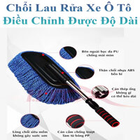 Chổi Lau Quét Bụi, Rửa Xe Ô Tô Điều Chỉnh Được Độ Dài 75-86Cm