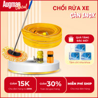 Chổi Lau Rửa Xe Ô Tô Cán Inox, Chổi Rửa Xe Có Vòi Nước, Chổi Lau Mềm Mại, Dễ Sử Dụng