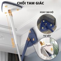 Chổi lau tam giác 360 độ, chổi lau trần nhà, chổi lau sàn nhà đa năng