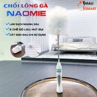 Chổi Lông Gà Quét Bụi Tĩnh Điện NAOMIE Xoay 360 Độ Tích Hợp Máy Hút Bụi Mini Tặng Kèm 9 Phụ Kiện Chất Liệu Nhựa ABS