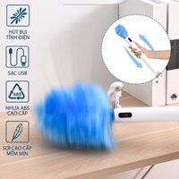 Chổi lông quét bụi tĩnh điện thông minh tự đông 360 độ - Dùng Pin - Chuổi quét bụi vệ sinh nội thất ô tô nhà cửa