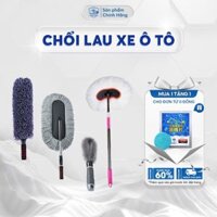 Chổi quét bụi dọn vệ sinh nội thất cho oto MEEOTO xe hơi chuyên dụng, chổi tròn-dẹt lau