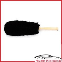 Chổi Quét Bụi Ô Tô Ngắn Chất Liệu Vải Mềm, Chổi Lau Xe Ô Tô Siêu Mịn