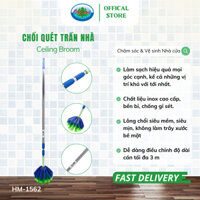 Chổi Quét Mạng Nhện Trần Nhà Đa Năng Inox Ohiama Ceiling Broom HM-1562 | Dụng Cụ Vệ Sinh Nhà Cửa,Tết