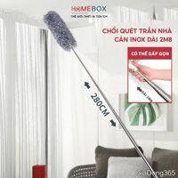 Chổi Quét Trần Nhà Gấp Gọn Dài 2m8 Đầu Chổi Có Thể Uốn Cong, Cây Phất Trần Quét Mạng Nhện Quét Bụi | Shopee Việt Nam