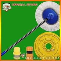 Chổi rửa xe 2 trong 1 CÓ THỂ gắn vòi nước bán theo mét tiết kiệm rửa sạch bề mặt