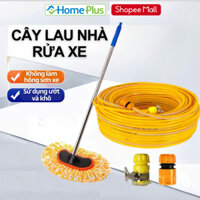 Chổi Rửa Xe 2 Trong 1 Kèm Vòi Nước, Chổi Rửa Xe Đa Năng Lau Cửa kính, Lau Sàn, Lau Bề Mặt Máy Lạnh Tiện Lợi