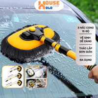 Chổi rửa xe ô tô, lau kính, sợi mềm điều chỉnh được độ cong và độ dài tiện lợi