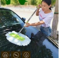 Chổi rửa xe ôtô cán dài chuyên dụng (140cm) - chổi rửa xe siêu dài rửa siêu sạch - chổi rửa nóc xe hơi