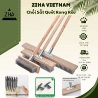 Chổi sắt cầm tay không rỉ chà rửa vệ sinh rong rêu ố vàng nền sân vườn ngoài trời bể bơi đánh bay mọi vết bẩn