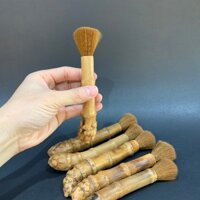 Chổi trà gốc tre ngắn dưỡng ấm trà lông mượt đẹp bền 15,5cm DC60