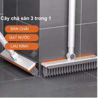Chổi trà sàn nhà tắm 2 trong 1 -trà sàn + gạt nước
