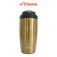 [Choice] Ly giữ nhiệt La Fonte TR1-17340-53 450ml Vacuum Kèm ống hút thép không gỉ SUS304