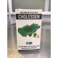 Cholessen, 30 Viên, Hỗ trợ giảm Cholesterol máu, người bị gan nhiễm mỡ