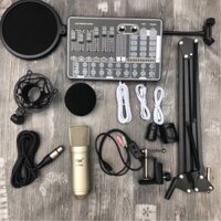 Chọn Bộ Mic Hát Thu Âm Livestream karaoke ISK AT100 Chinh Hãng-Sound card H9 Tặng Tai Nhét bảo hành 1 năm đổi mới