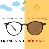 [CHỌN MÀU ĐỔI MÀU] Tròng kính cận loạn có độ ANDU EYEWEAR mắt kính đổi màu đi nắng chống tia UV400