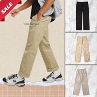 [Chọn mẫu] Quần khaki nam nữ ống suông unisex secondhand vintage hàng official brands có big size