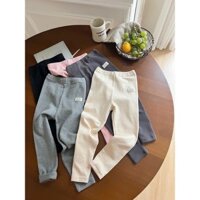 [Chọn màu] QUẦN LEGGING TRƠN AMBB CẠP CHUN DỄ MẶC CHO BÉ- HÀNG QCCC