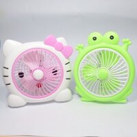 [CHỌN MẪU] Quạt Để Bàn Hình Thú Dễ Thương - Quạt Điện Nhỏ Để Bàn Văn Phòng, Giường Cho Bé, 2 Tốc Độ Gió,20W, KT 29x29x13