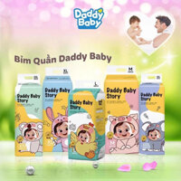 (Chọn quà)Tã Bỉm Quần/Dán DADDY BABY Công Nghệ Hàn Quốc Thấm Hút Tốt, Mềm Mại Đủ Size S56/M44/L42/XL40/XXL38/XXXL36