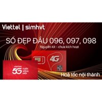 [Chọn sim số đẹp] Số Đẹp 4G Viettel nguyên kit Đăng Ký Chính Chủ Tại CH Viettel