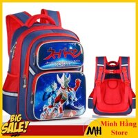 [CHỌN SIZE] Cặp sách học sinh lớp 1 đến lớp 5 hình siêu nhân, Balo chống gù, chống thấm nước cho bé trai tiểu học cấp 1