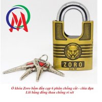 [CHỐNG CẮT + TẶNG 4 CHÌA] Ổ Khoá CHỐNG CẮT ZORO 6 Phân, Ổ Khoá Bấm Chống Trộm Cao Cấp.