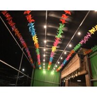 Chong chóng nhựa 4 cánh treo dây/ cán cầm trang trí khu vui chơi trẻ em, combo 100 chiếc