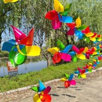 Chóng chong nhựa 5 cánh 5 màu giá rẻ treo dây, cầm tay dùng trang trí sự kiện, lễ hội, chụp kỷ yếu, trường học