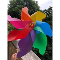 Chong Chóng Nhựa Siêu To Khổng Lồ 7 Cánh 7 Màu Đường Kính 60cm
