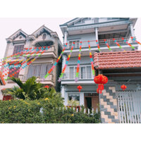 Chong chóng trang trí nhà cửa dịp Tết, chong chóng dây treo hoặc que cầm combo 100 chiếc
