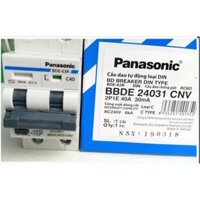(Chống giật 40A ) - CẦU DAO BẢO VỆ QUÁ TẢI RCBO BBDE24031CNV  PANASONIC