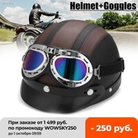 Chống gió❇✤Mũ bảo hiểm xe máy Mũ bảo hiểm xe đạp điện Mũ bảo hiểm mở mặt kính kép Kính chắn gió Nam nữ Xe tay ga Xe máy