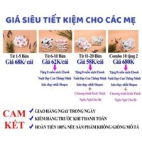 [Chống hăm, chống tràn]Tã vải,bỉm vải Mommykids,freesize (1-24 tháng) 4 miếng