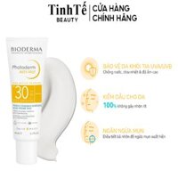 Chống nắng cho da dầu, da hỗn hợp và da mụn Bioderma Photoderm AKN Mat SPF 30 40ml