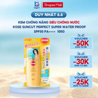 Chống Nắng Dạng Gel Kose Suncut UV Gel Super Water Proof SPF 50+/PA++++ 100g