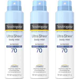 Chống nắng dạng xịt dành cho đi biển/ hồ bơi Neutrogena beach defense water+sun SPF70