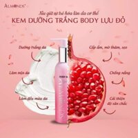 chống nắng, dưỡng trắng Body lựu đỏ