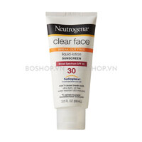 Chống Nắng Neutrogena Clear Face Liquid Lotion SPF 30 88ml