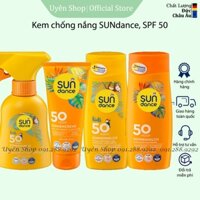 Chống Nắng Sundance: Chống Nắng SPF50 Người Lớn, Trẻ Mm, Xịt chống nắng trẻ em Sundance SPF50