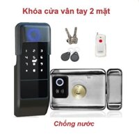 Chống Nước Khóa điện tử 2 mặt vân tay - thẻ từ SG-501 Với 5 phiên bản