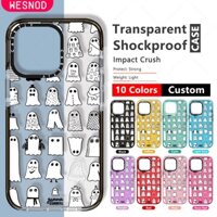 chống sốc suốt Thời Trang đẹp Ốp Điện Thoại Họa Tiết Hoạt Hình Gemma Correll Ghost Thời Trang Cho IPhone 13 Pro Max 11 12 Xs X Xr 15 14 7 8 Plus gấu dẻo Mềm Silicon chống va Siêu Mỏng thương hiệu điện thoại ốp chống bẩn trong nắp