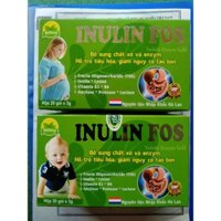 chống táo bón cho bé và phụ nữ có thai INULIN FOS hộp 20 gói
