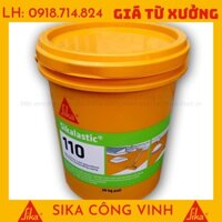 Chống thấm cao cấp PU Cải tiến - Màng chống thấm không mối nối - Sikalastic 110 (Thùng 20kg)