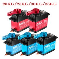 Chống Thấm Nước 20KG 25KG 30kg 35kg 180 300 Độ Mô-men Xoắn Lớn Kỹ Thuật Số Servo baja Servo Nhôm Kim Loại Bánh Răng 25T Cánh Tay Cho Xe RC
