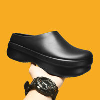 Chống Thấm Nước Nam Nữ Đầu Bếp Giày Đế Dày Mules Chống Trơn Trượt Nhà Bếp Bảo Hộ Lao Động Giày Đi Mưa Ngoài Trời