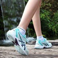 Chống Trơn Trượt asi2022 Phong Cách Mới ASICs Arthur Giày Cầu Lông Nam Nữ gel-rocket10 Giày Bóng Đá Siêu Nhẹ