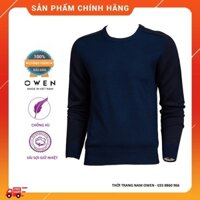 (CHỐNG XÙ) Áo len nam Owen cổ tròn màu xanh tím than ALD 80472 . ↺ .new ♭